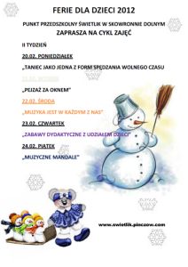 ferie 2012 w Świetliku zdjecie nr 1